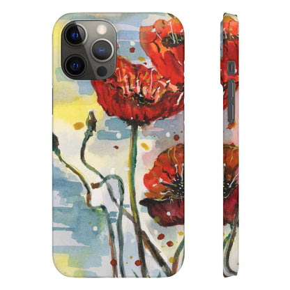 Poppy Love iPhone & Samsung Snap Cases