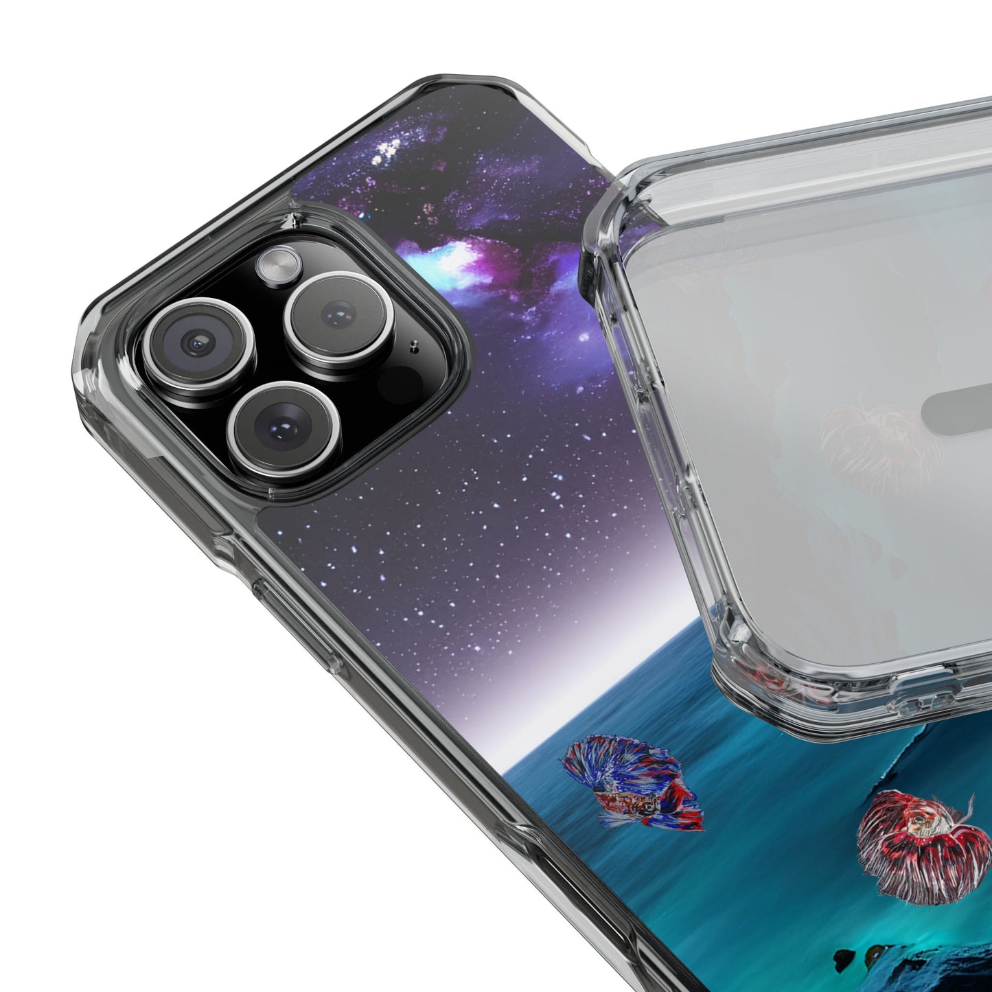 MagSafe® Galactic Ocean Clear Impact Cases (iPhone 16 & more)