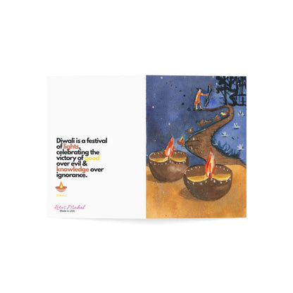 The Diwali Journey 2024 Greeting Cards (1, 10, 30, and 50pcs)