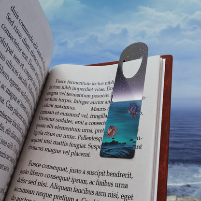 Galactic Ocean Aluminum Bookmark