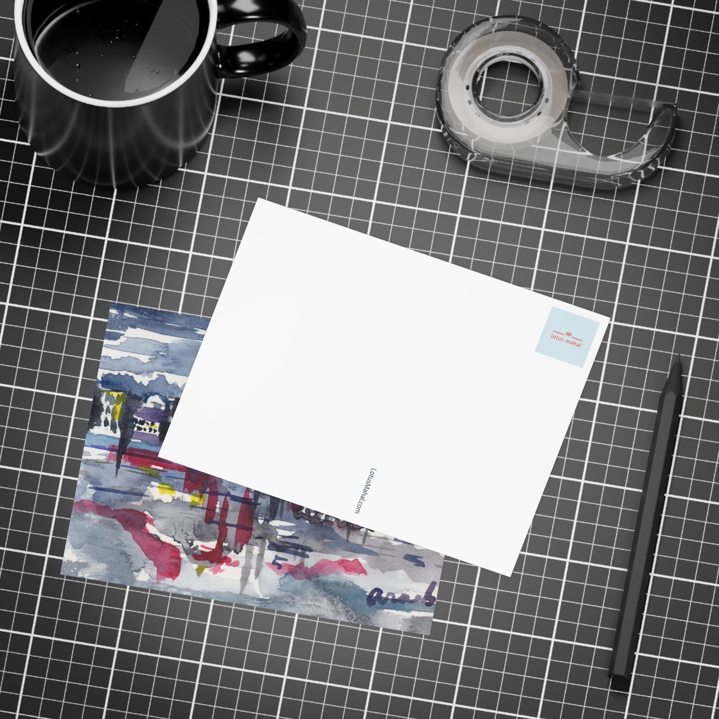 A Night in Istanbul Watercolor Postcards