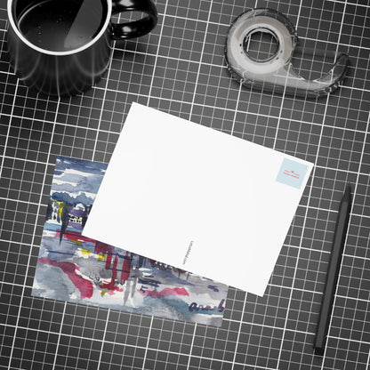 A Night in Istanbul Watercolor Postcards