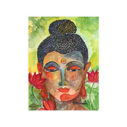 Enlightened Essence Watercolor Print Postcard