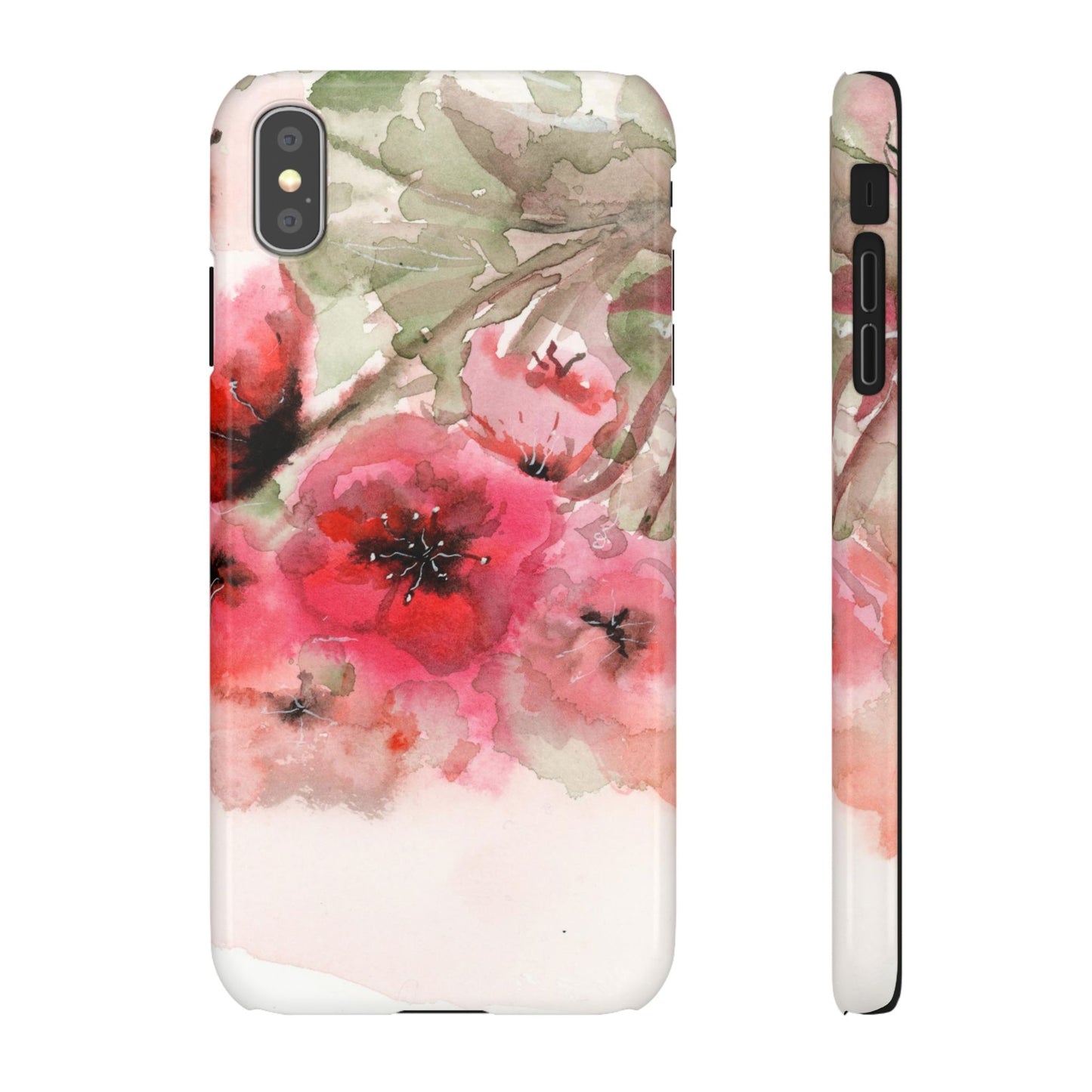 Evening Flowers iPhone & Samsung Snap Cases