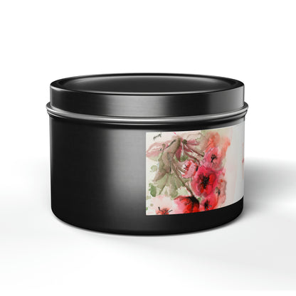 Poppy Love Everyday Tin Candles