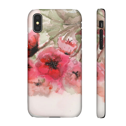 Evening Flowers iPhone & Samsung Snap Cases