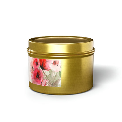 Poppy Love Everyday Tin Candles