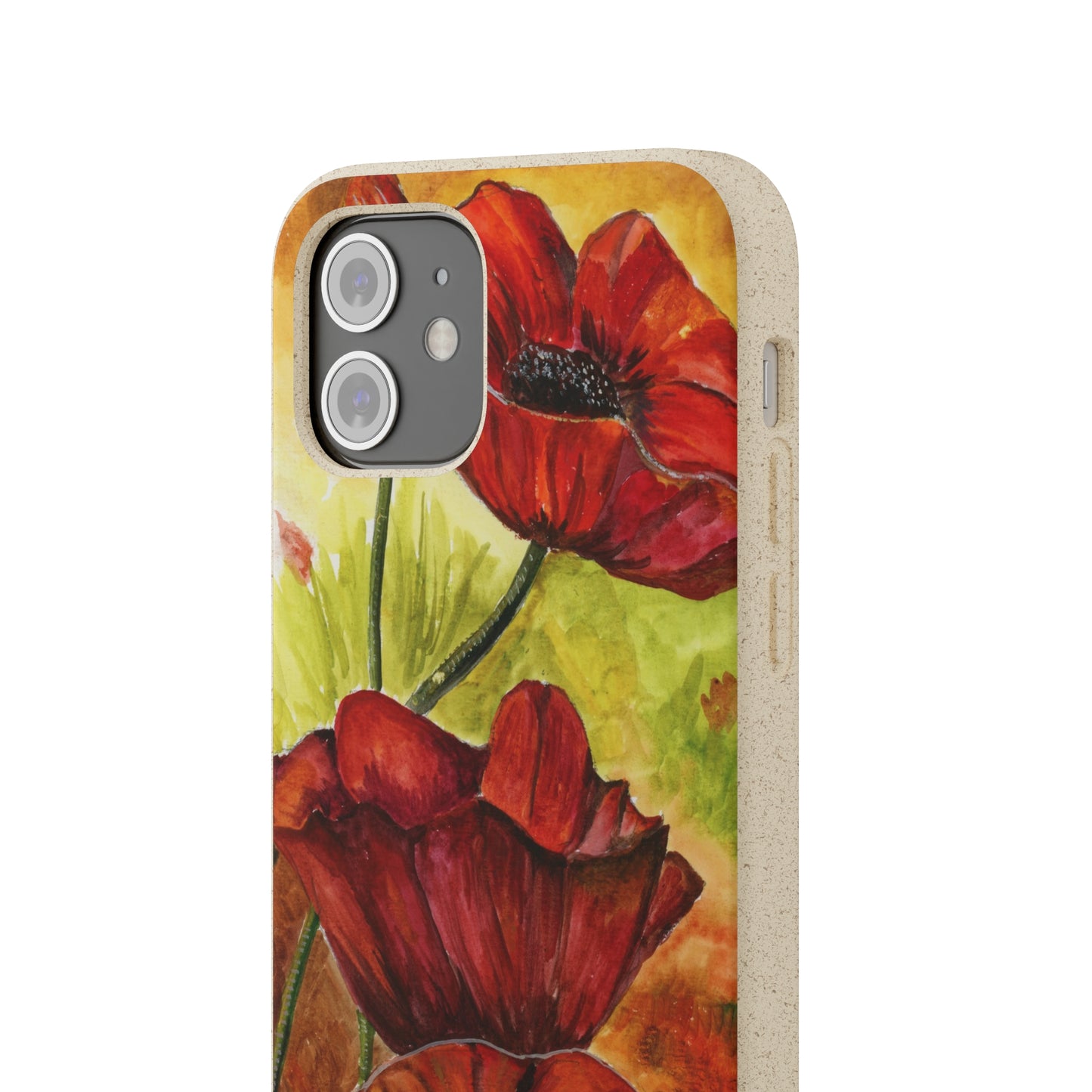 Eco Biodegradable Poppy Love iPhone & Samsung Case