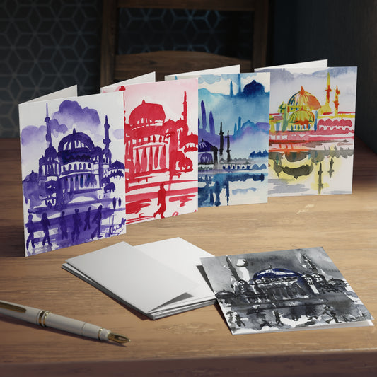 Istanbul Delight Greeting Cards - 5-Design Set
