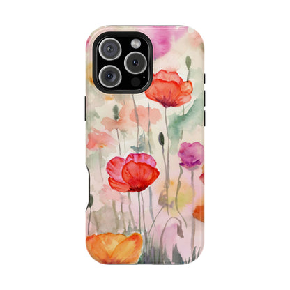 Winter Flowers MagSafe® Impact Cases (iPhone 16 and others)