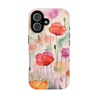 Winter Flowers MagSafe® Impact Cases (iPhone 16 and others)