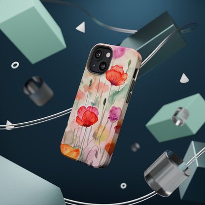 Winter Flowers MagSafe® Impact Cases (iPhone 16 and others)