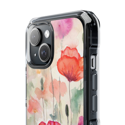 MagSafe® Wild Flower Clear Impact Cases (iPhone 15 & 14)