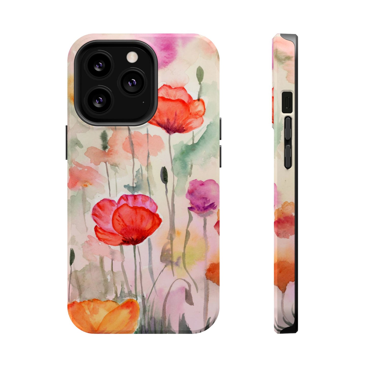 Winter Flowers MagSafe® Impact Cases (iPhone 16 and others)