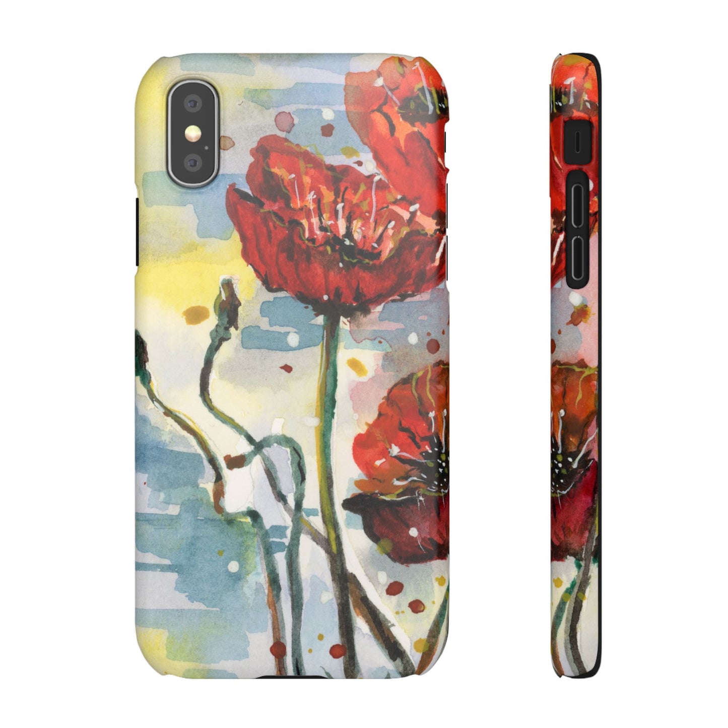 Poppy Love iPhone & Samsung Snap Cases