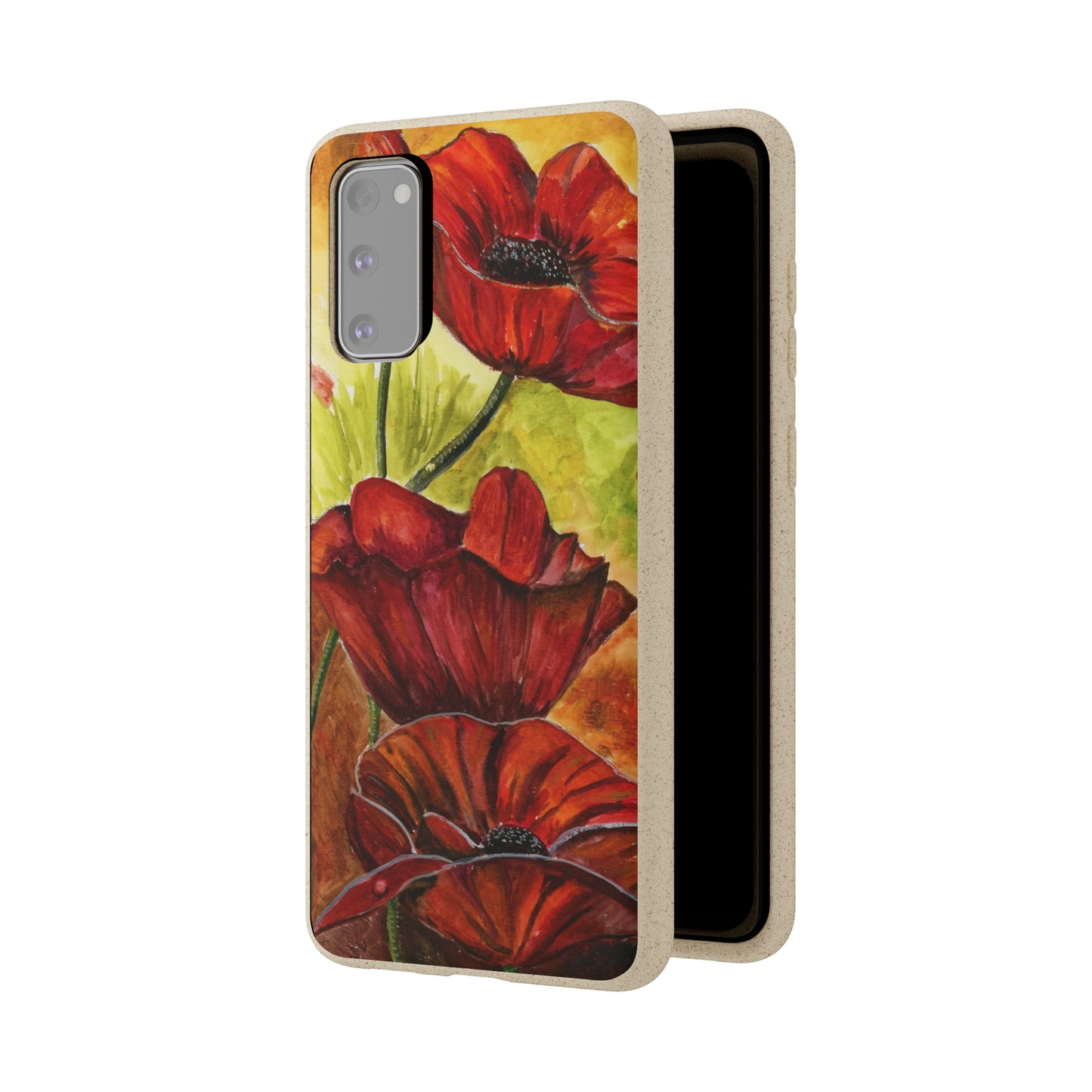 Eco Biodegradable Poppy Love iPhone & Samsung Case