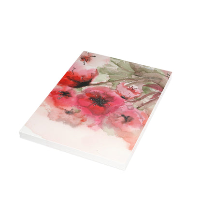 Evening Flowers Holiday Watercolor Print Postcard