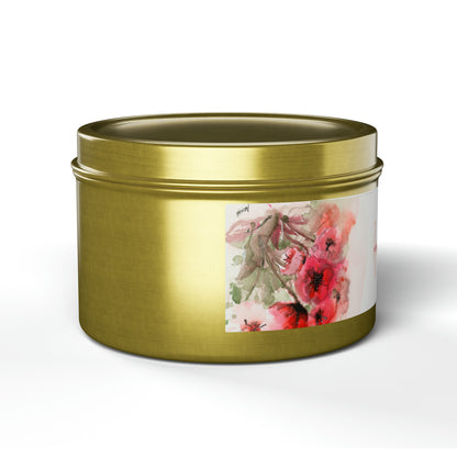 Poppy Love Everyday Tin Candles