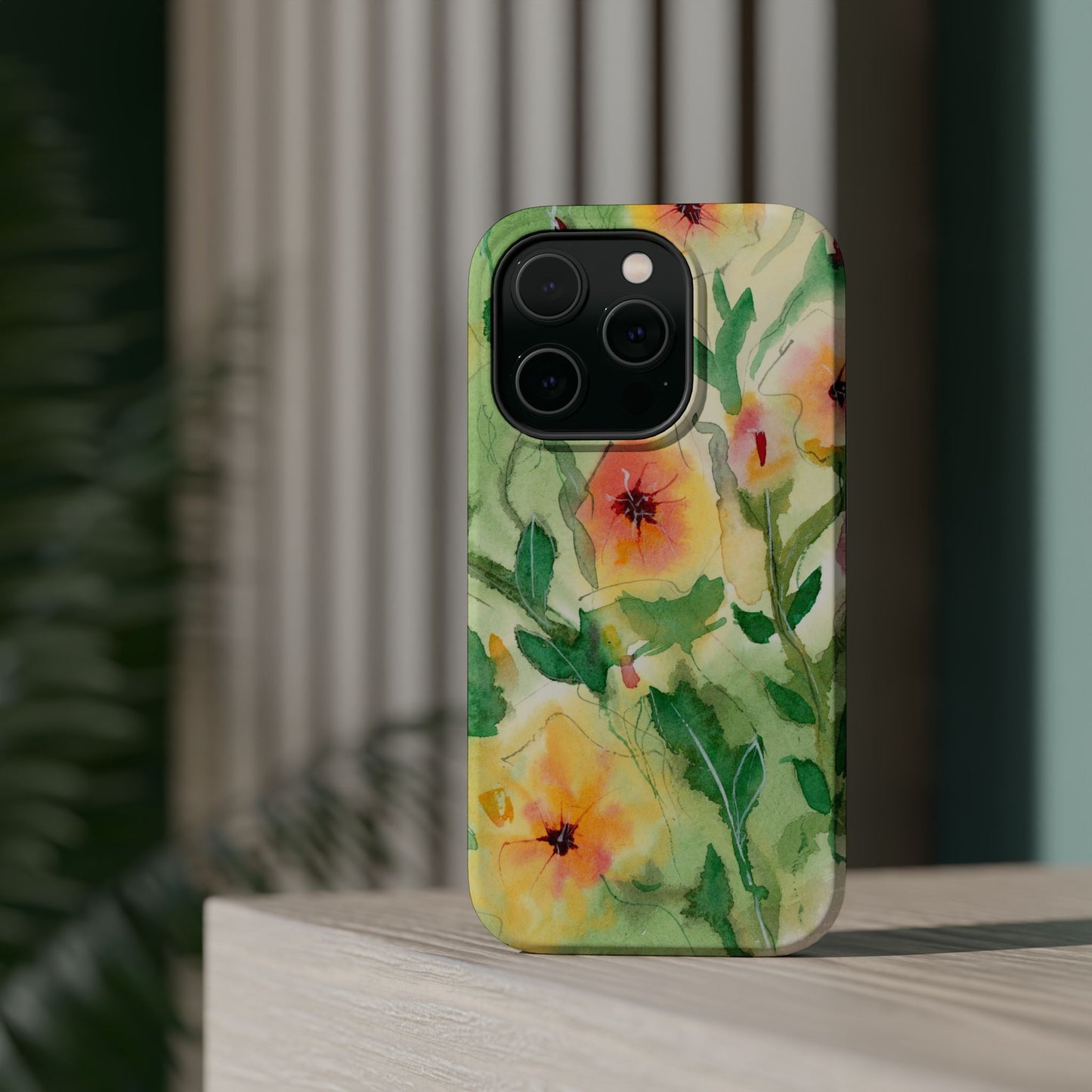 Sunset Flowers MagSafe® Impact Cases (iPhone 16 and others)