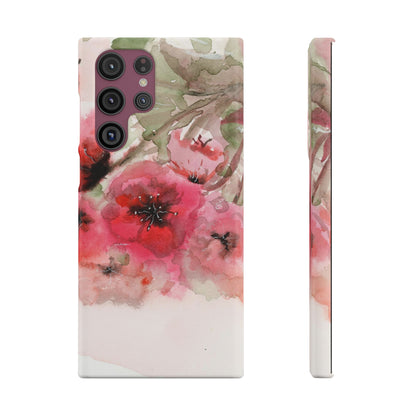 Evening Flowers iPhone & Samsung Snap Cases