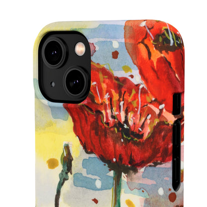 Poppy Love iPhone & Samsung Snap Cases