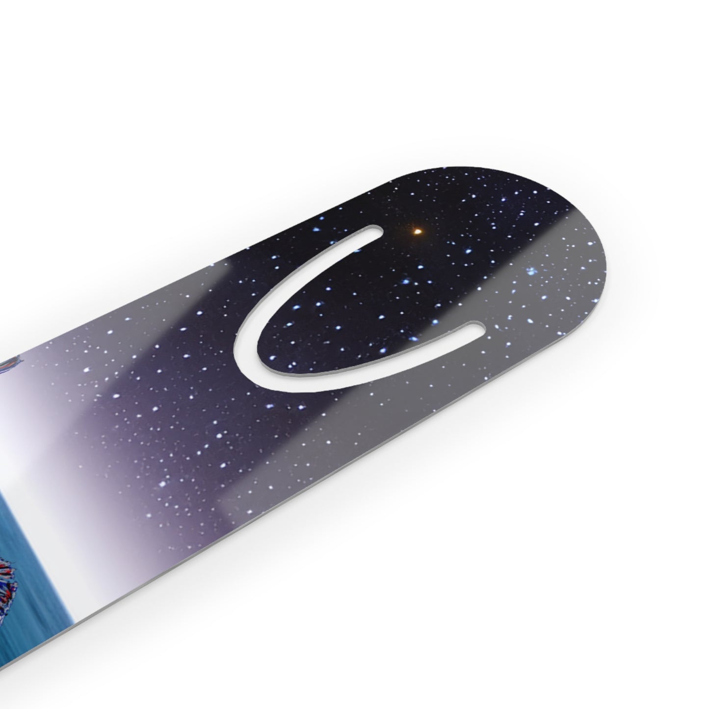 Galactic Ocean Aluminum Bookmark