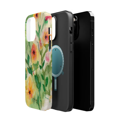 Sunset Flowers MagSafe® Impact Cases (iPhone 16 and others)