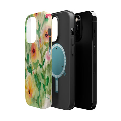 Sunset Flowers MagSafe® Impact Cases (iPhone 16 and others)