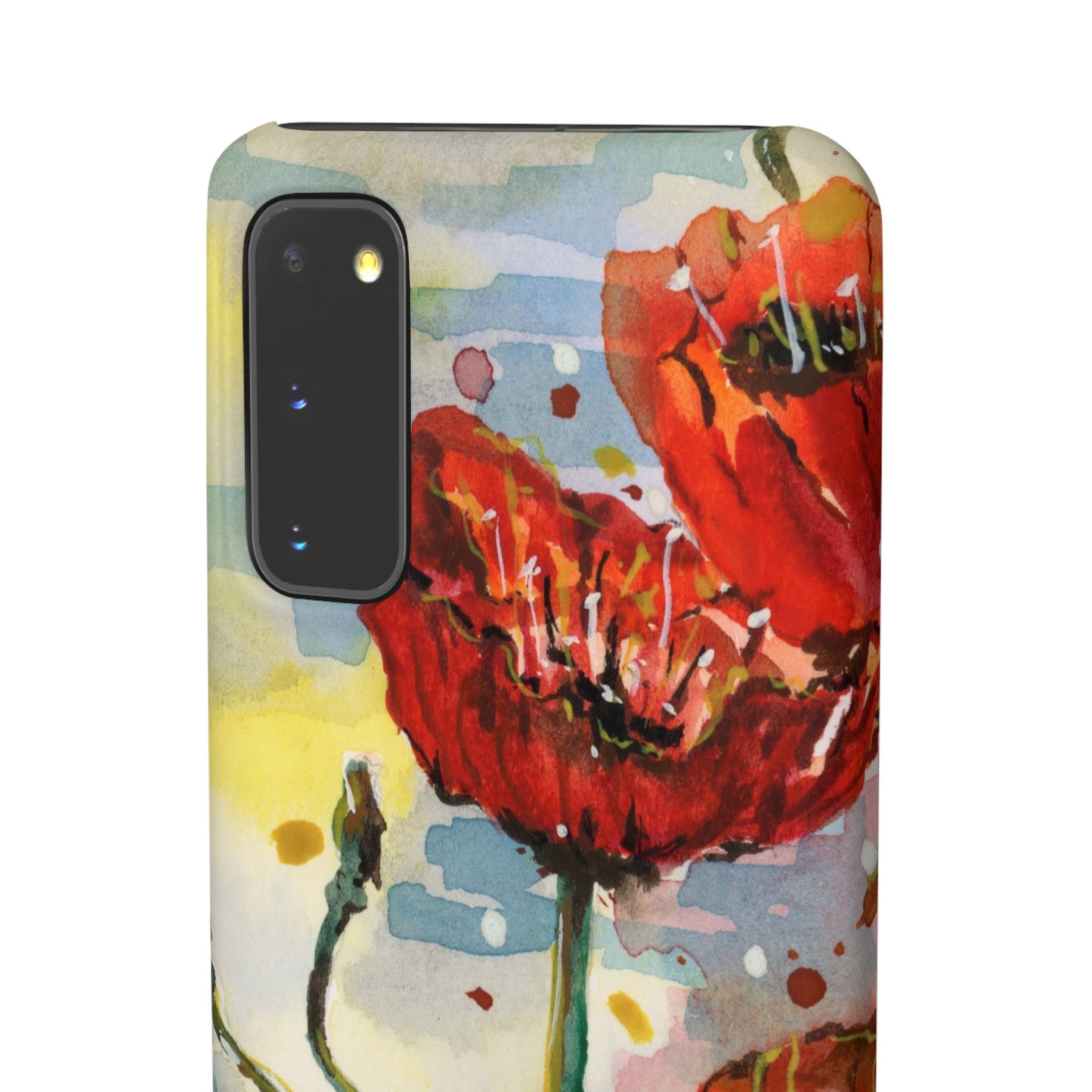 Poppy Love iPhone & Samsung Snap Cases