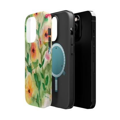 Sunset Flowers MagSafe® Impact Cases (iPhone 16 and others)