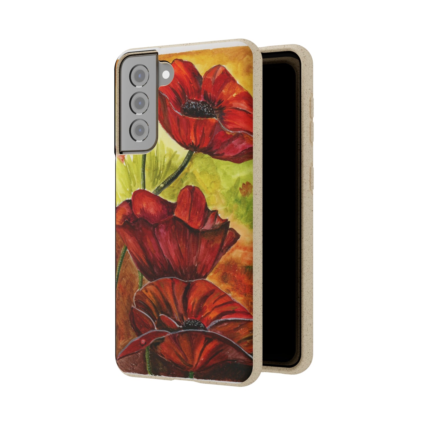 Eco Biodegradable Poppy Love iPhone & Samsung Case