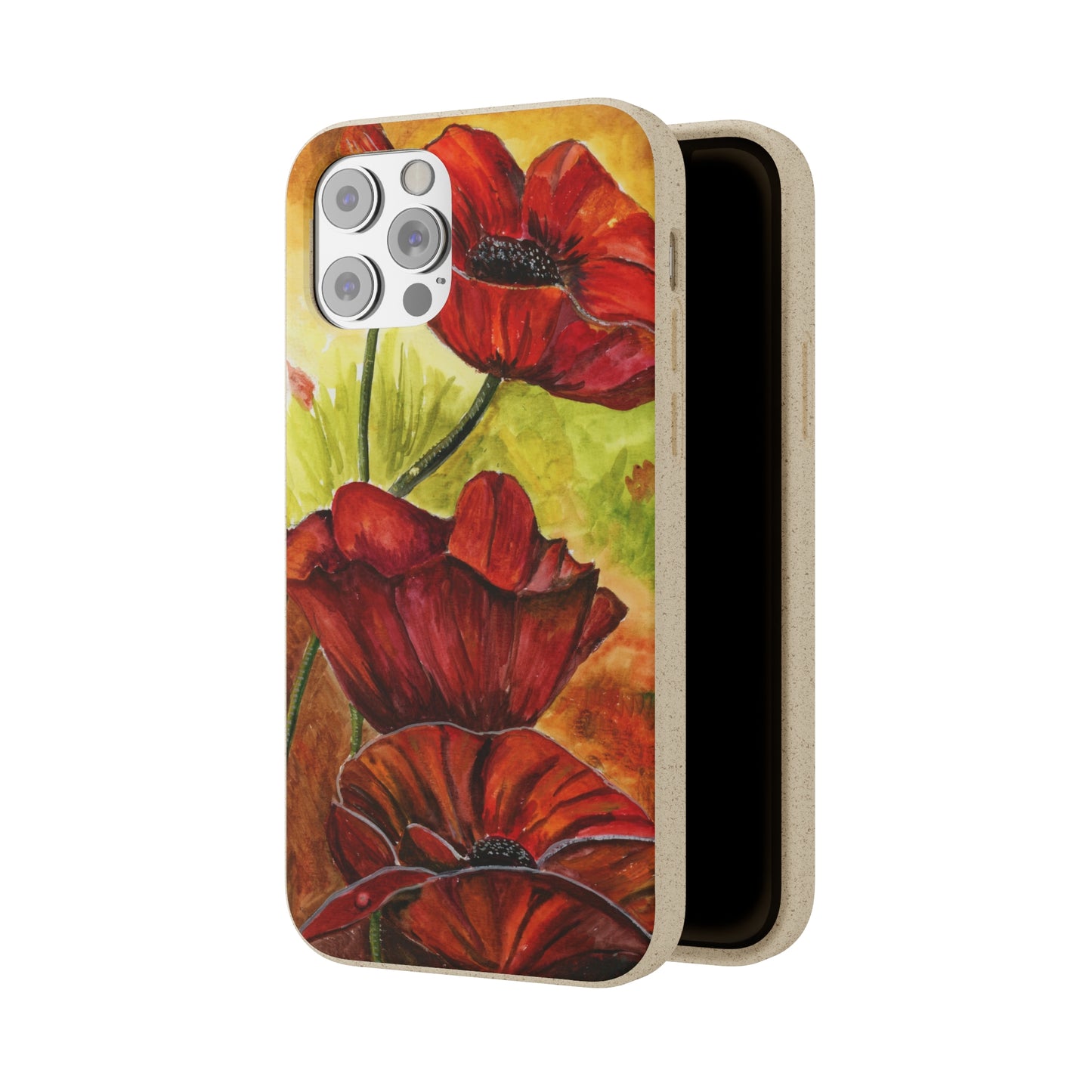 Eco Biodegradable Poppy Love iPhone & Samsung Case