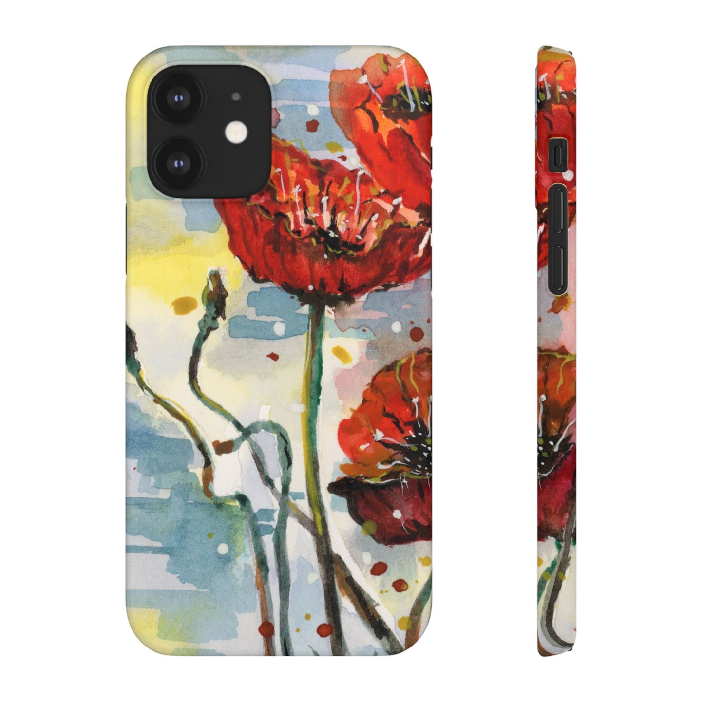 Poppy Love iPhone & Samsung Snap Cases