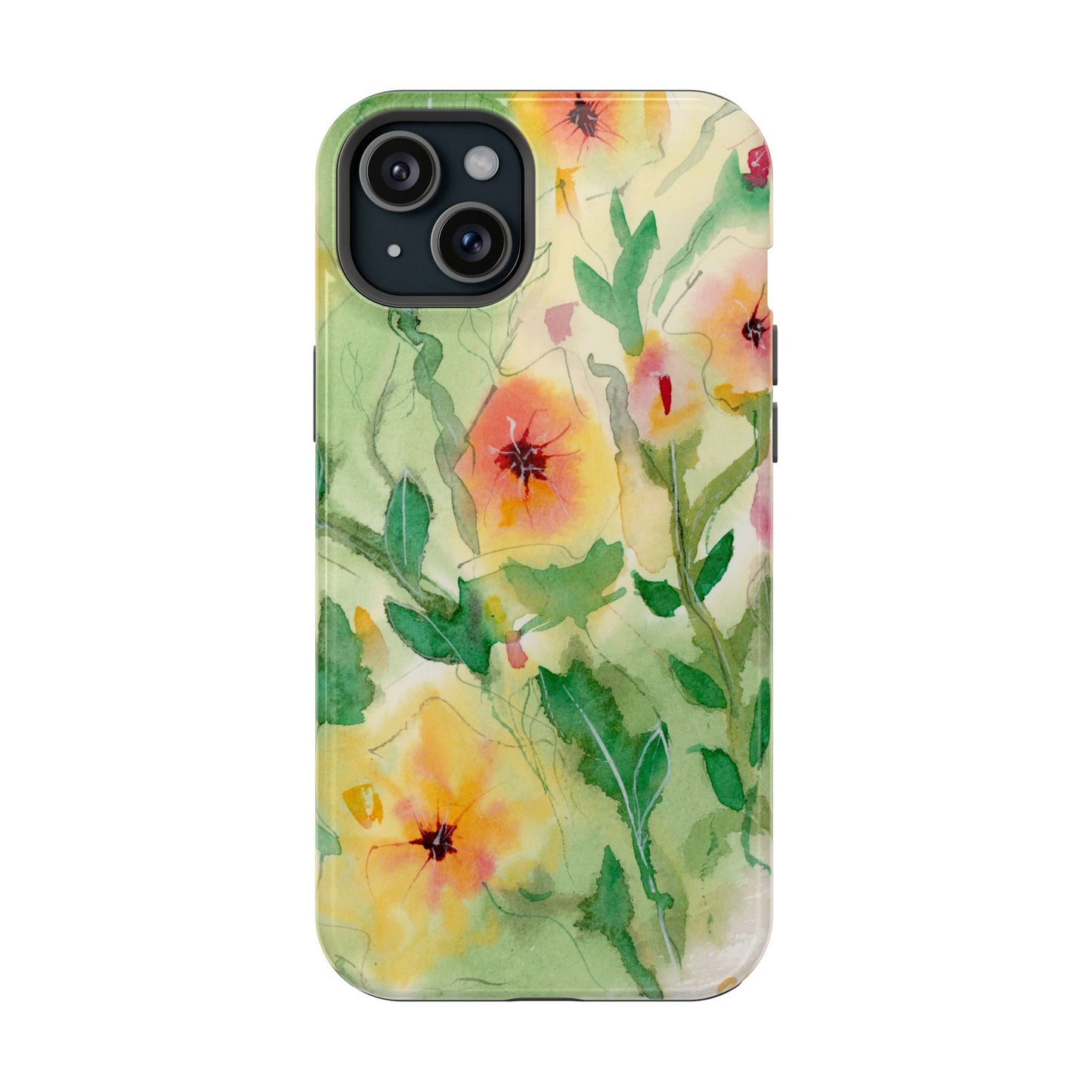 Sunset Flowers MagSafe® Impact Cases (iPhone 16 and others)