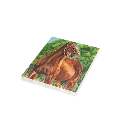 Majestic Mustang Watercolor Print Postcard