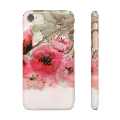 Evening Flowers iPhone & Samsung Snap Cases