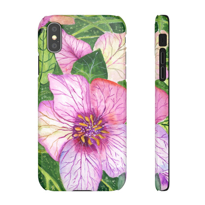 Magic Flowers iPhone & Samsung Snap Cases