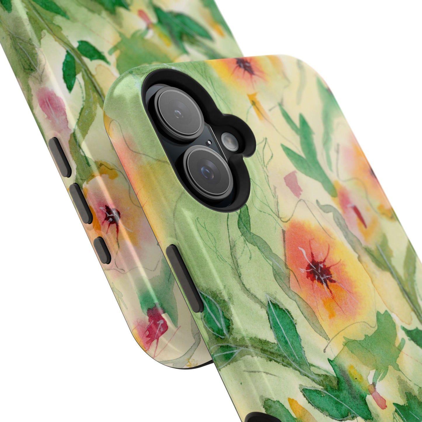 Sunset Flowers MagSafe® Impact Cases (iPhone 16 and others)