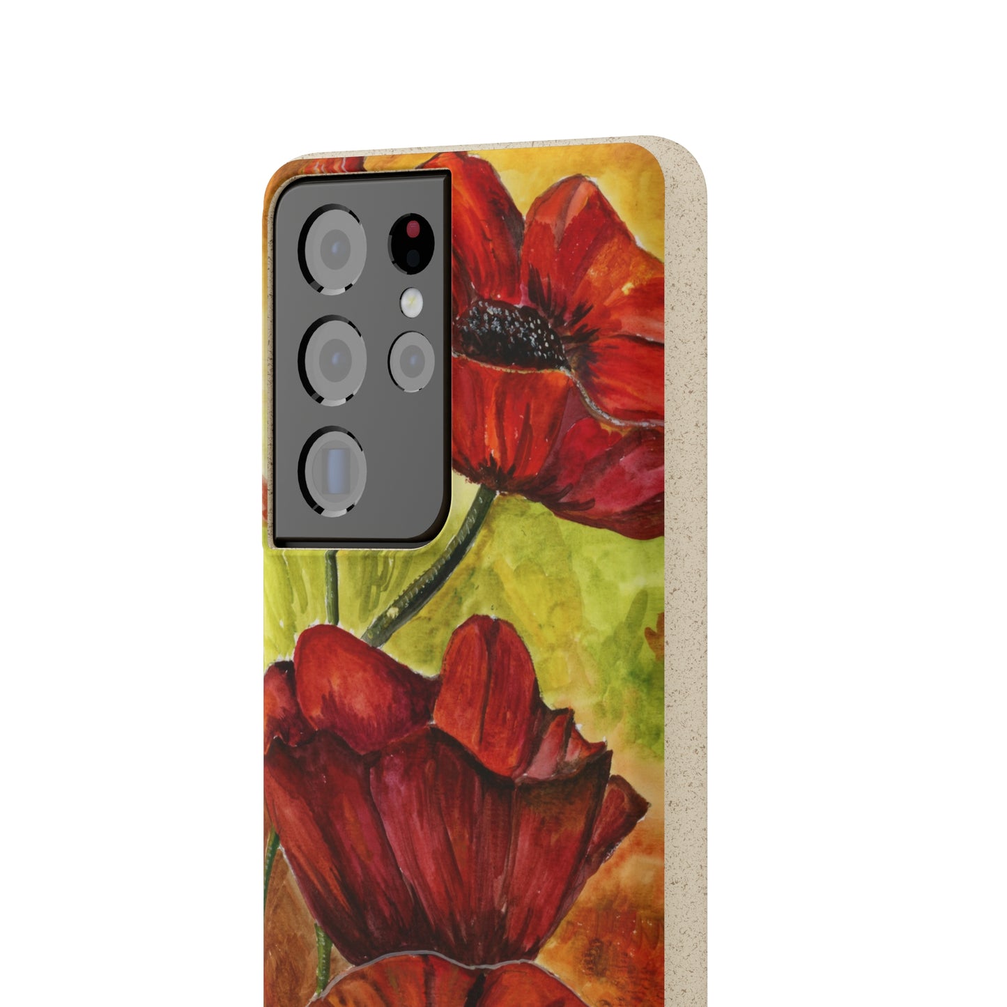 Eco Biodegradable Poppy Love iPhone & Samsung Case