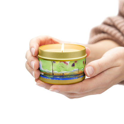 Tidal Walk Soy Wax Art Candles, USA Made