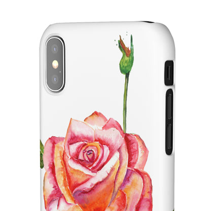 Fragrant Garden Rose iPhone & Samsung Snap Cases