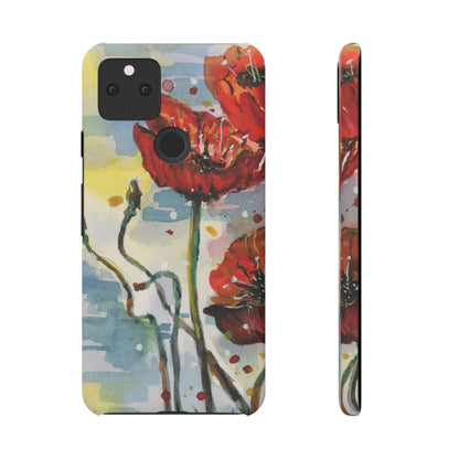 Poppy Love iPhone & Samsung Snap Cases