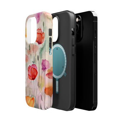 Winter Flowers MagSafe® Impact Cases (iPhone 16 and others)