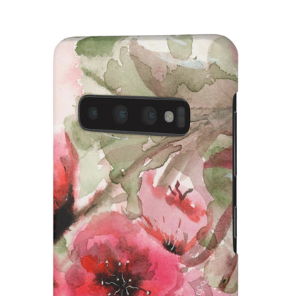 Evening Flowers iPhone & Samsung Snap Cases