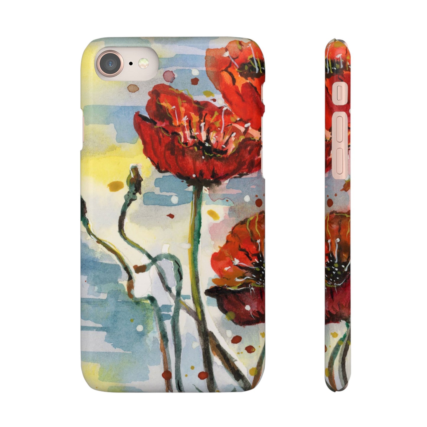 Poppy Love iPhone & Samsung Snap Cases