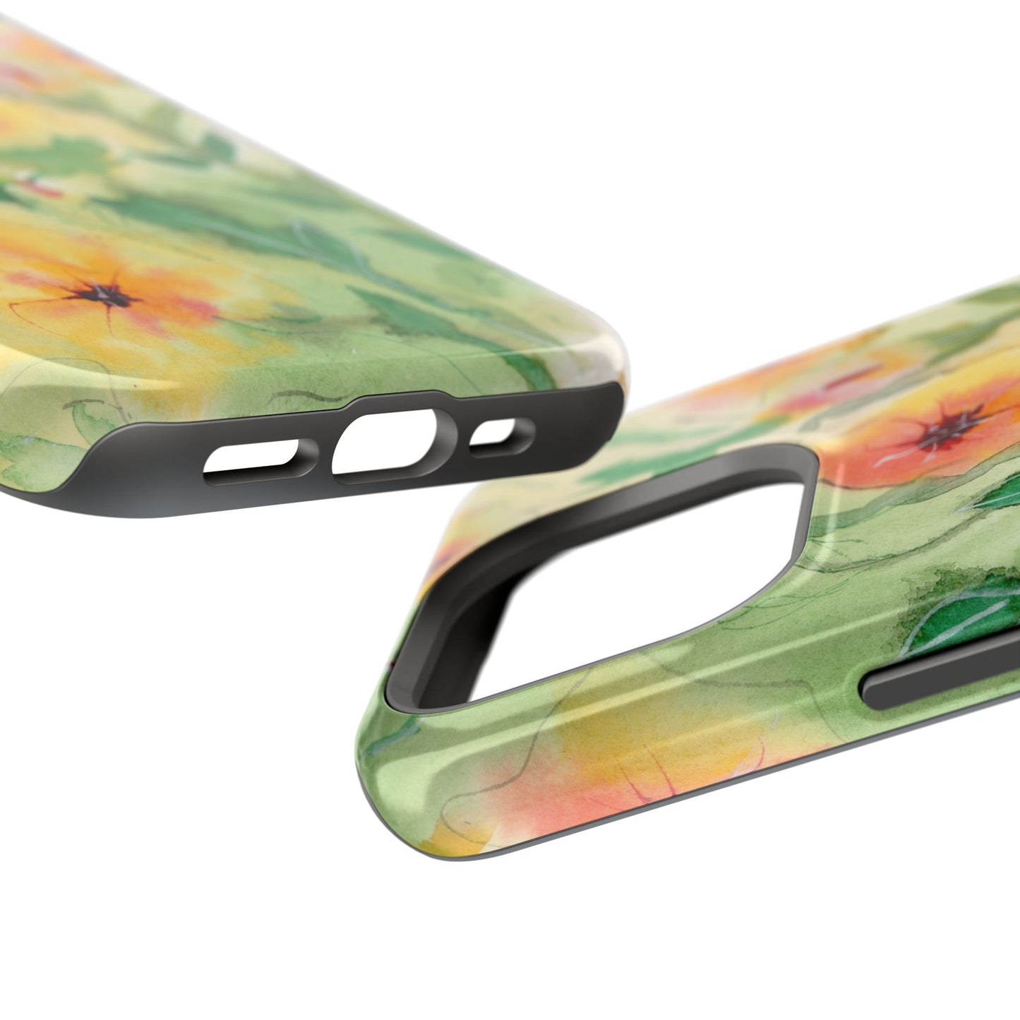 Sunset Flowers MagSafe® Impact Cases (iPhone 16 and others)