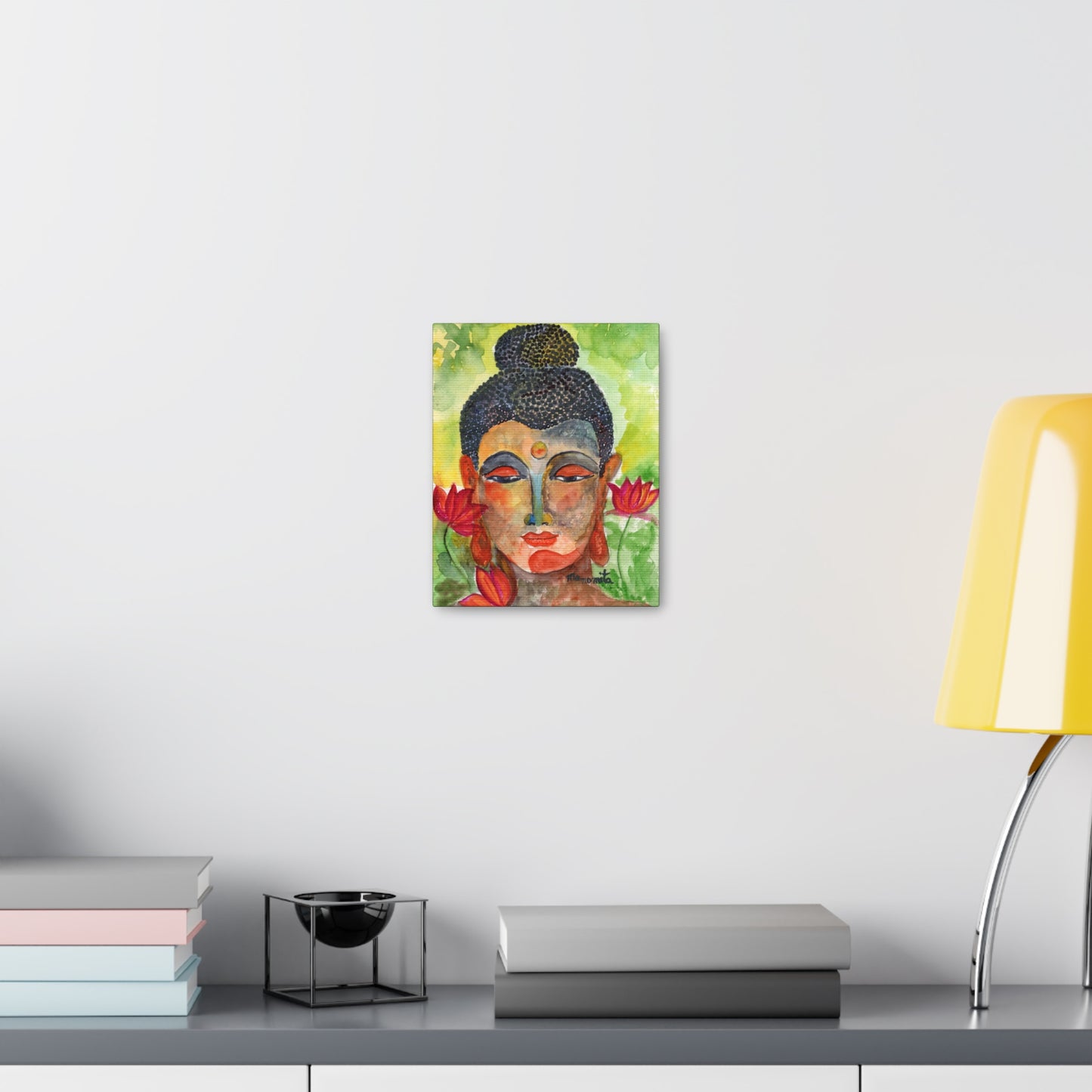 Enlightened Essence Watercolor Canvas Gallery Wraps