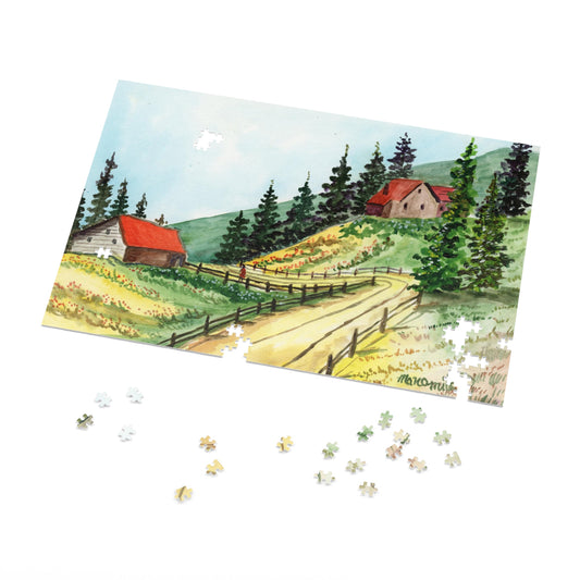 American Farm Rustic Jigsaw Puzzle 1000-Pieces