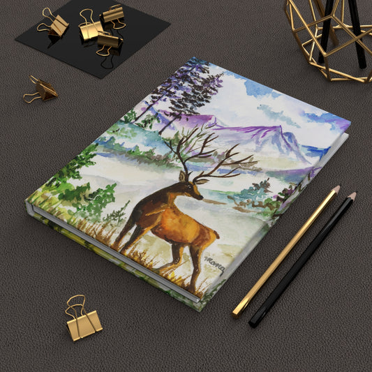 Wild Stag Hardcover Notebook