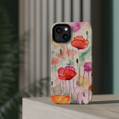 Winter Flowers MagSafe® Impact Cases (iPhone 16 and others)